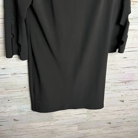 21.  Cartise black midi dress size 10 cut out detail - Picture 6 of 9